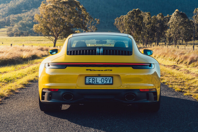 2022 Porsche 911 GTS Yellow Exterior Static 8
