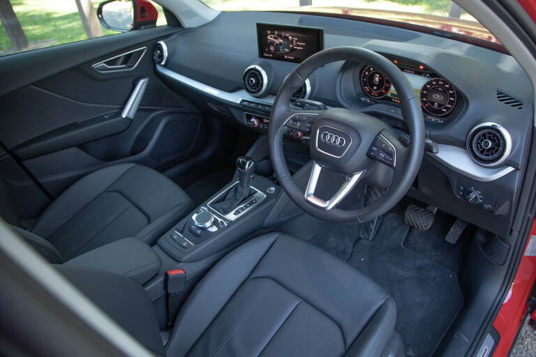 Wheels Reviews 2021 Audi Q 2 40 TFSI S Line Tango Red Interior Cabin