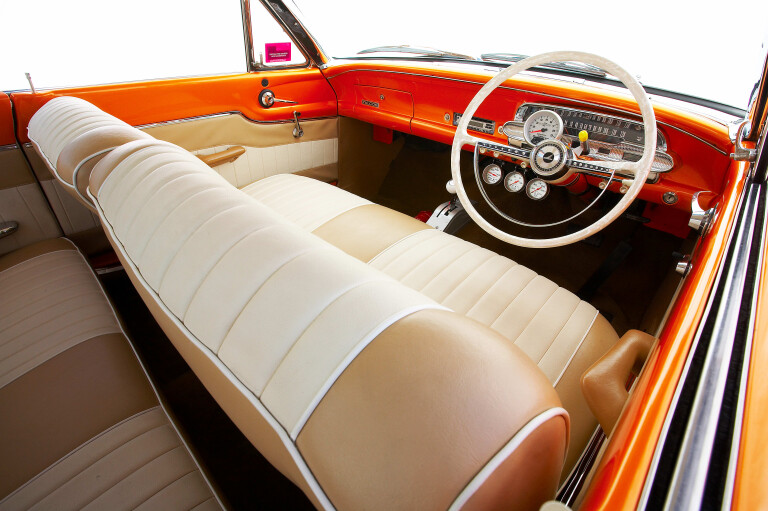 The street machine features a Tom Hastings Ford Falcon XP hardtop interior