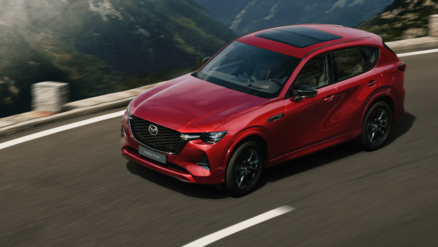 2022 Mazda CX 60 Red With Black Leather 4 2