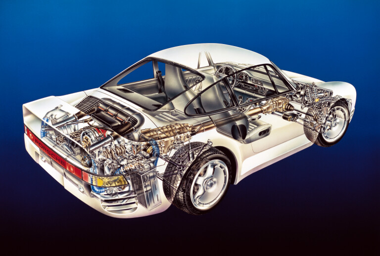 Motor Features Porsche 959
