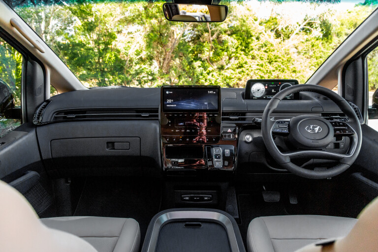 Wheels Reviews 2021 Hyundai Staria Highlander Diesel Interior Dashboard