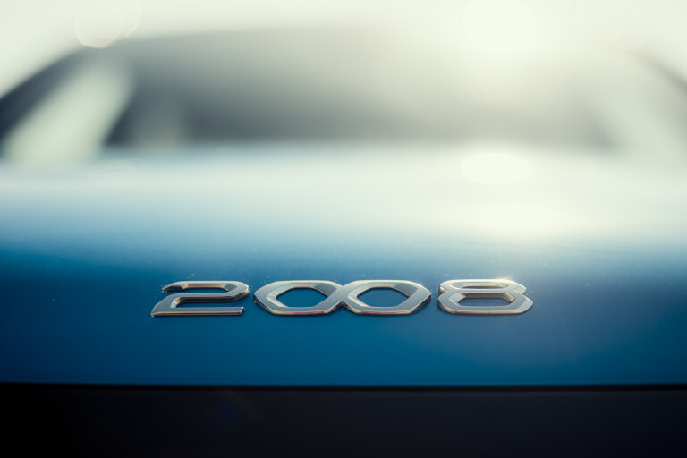 Wheels Reviews 2021 Peugeot 2008 GT Vertigo Blue Review Detail Bonnet Badge