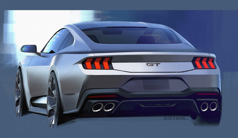 2023 Ford Mustang Sketches 44