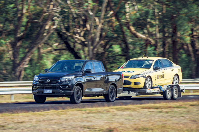 4 X 4 Australia Comparisons 2021 May 21 Ssang Yong Musso Unlimited XLV Towing