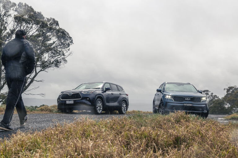  Revisión comparativa de Kia Sorento Hybrid vs Toyota Kluger Hybrid