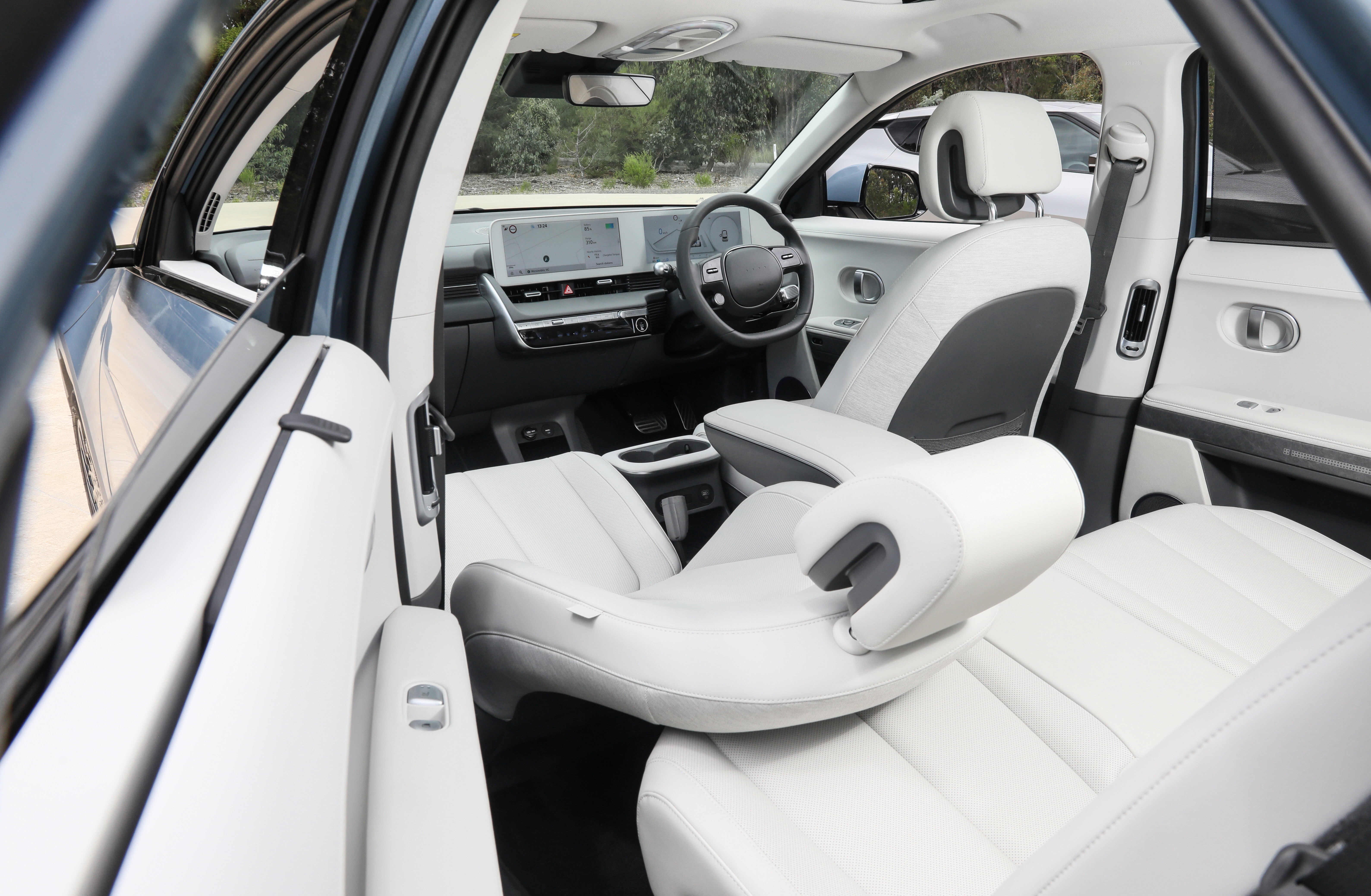 Wheels Reviews 2022 Hyundai Ioniq 5 AWD Australia Interior Cabin 1 C Brunelli