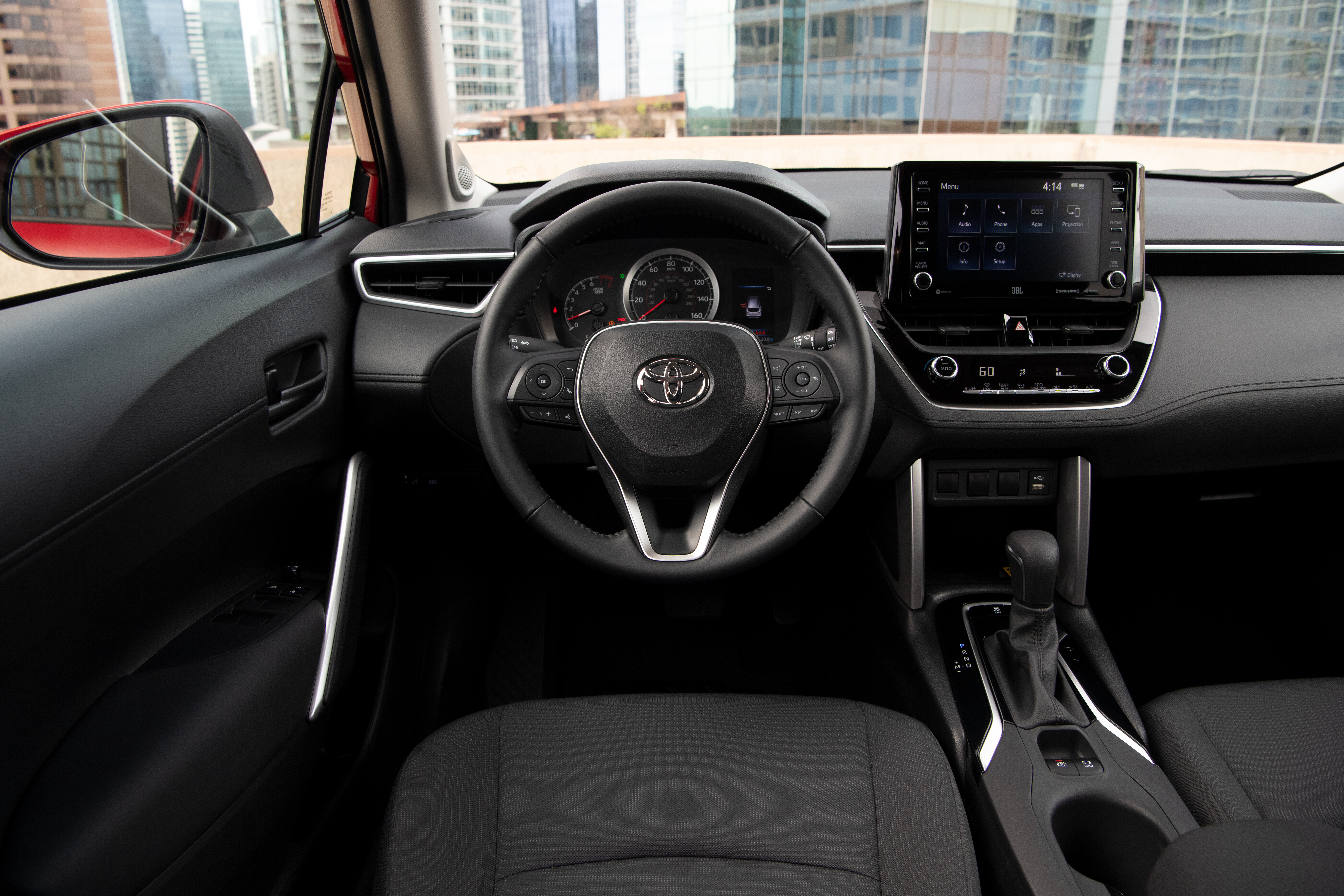 Wheels Reviews 2022 Toyota Corolla Cross LE AWD US Spec Interior Driver Control Layout
