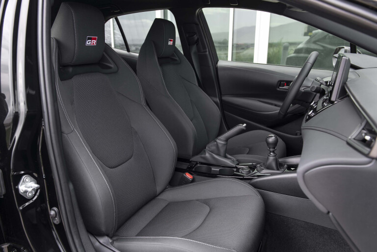 2023 Toyota GR Corolla Hatch Black Seats