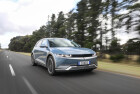Wheels Reviews 2022 Hyundai Ioniq 5 AWD Lucid Blue Australia Dynamic Front 2 C Brunelli