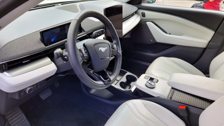 2022 Ford Mustang Mach E White Edition Interior Front