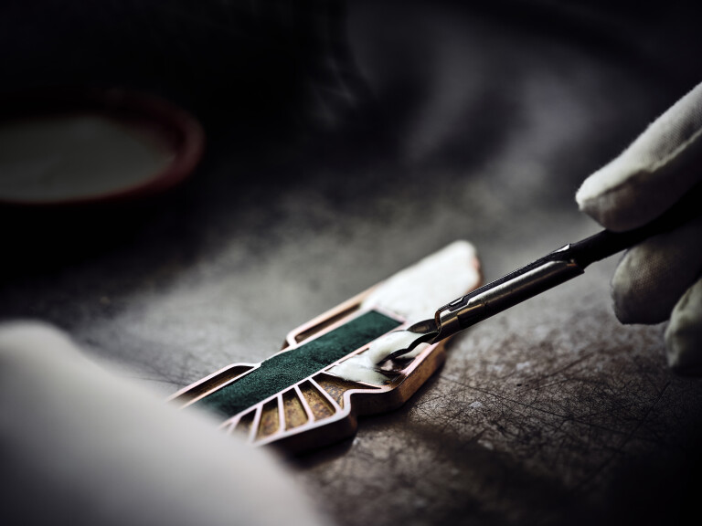 Aston Martin Wings Badge Production 04