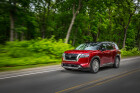 Wheels Reviews 2022 Nissan Pathfinder Scarlet Ember Tintcoat US Spec Dynamic Road