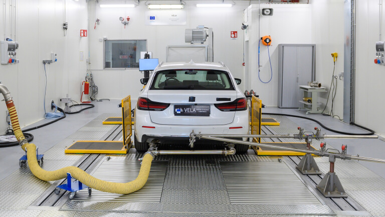 Emissions Testing European Commission Eu Ec Press Visit To JRC Vehicle Market Surveillance Test Facility 3