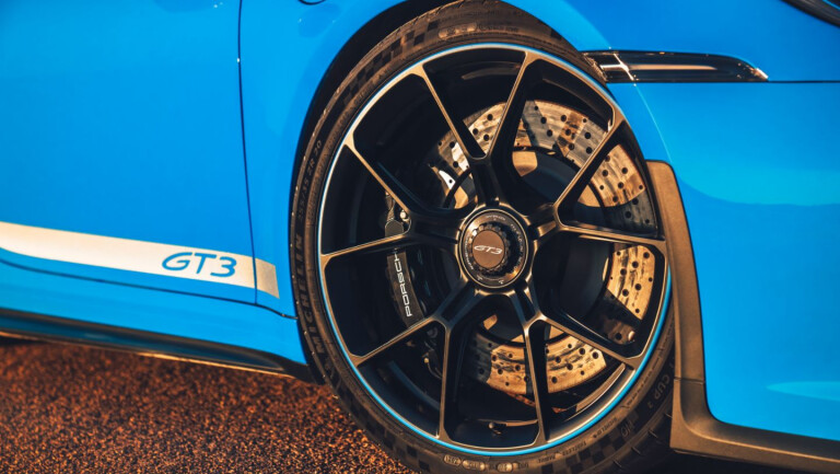 Motor Reviews 2022 Porsche 911 GT 3 Shark Blue Australia Detail Wheel Tyres