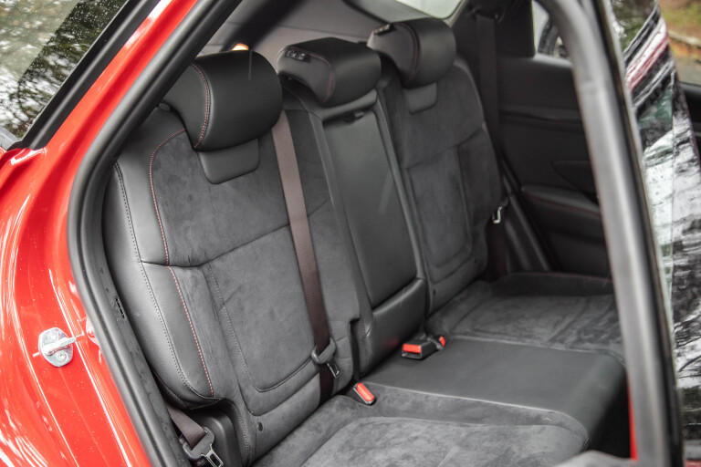 Wheels Reviews 2022 Hyundai Tucson N Line 1 6 T Australia Interior Rear Seat S Rawlings