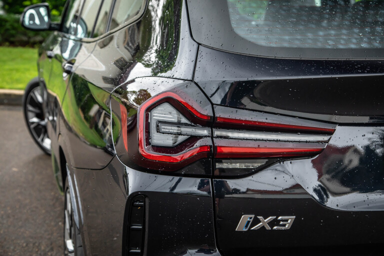 Wheels Reviews 2022 BMW I X 3 M Carbon Black Metallic Australia Detail Taillight S Rawlings