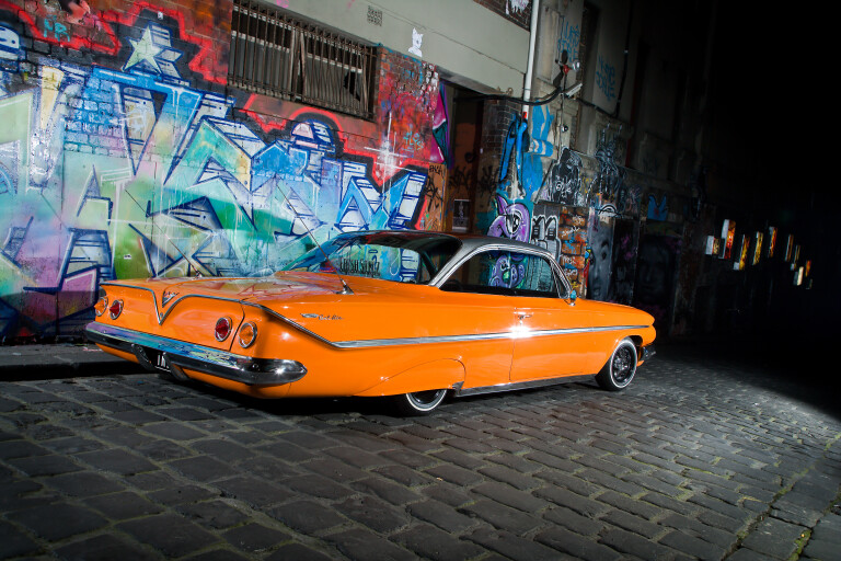 Street Machine Features Adrian Kiwikiwi Chev Bel Air Rear Angle 3