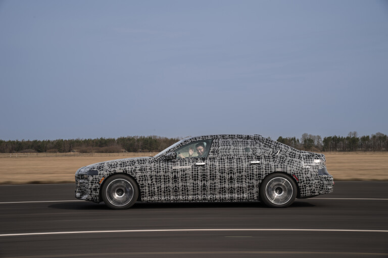 First Drive 2022 BMW I 7 Sedan Prototype 2