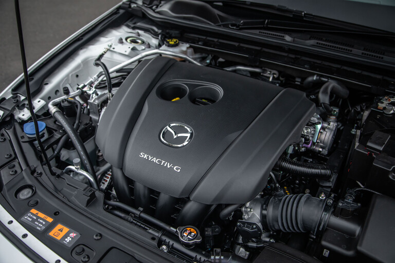 Wheels Reviews 2021 Mazda 3 Astina Hatch Engine