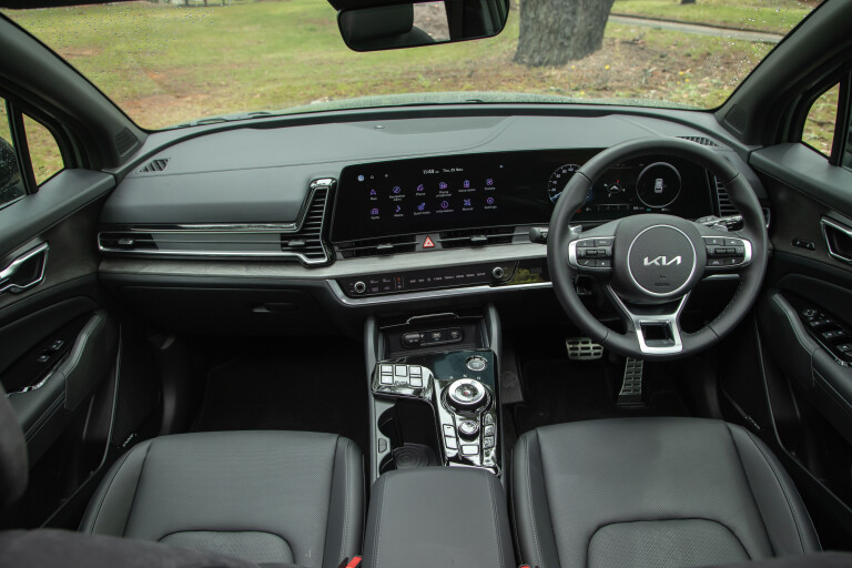 Wheels Reviews 2022 Kia Sportage GT Line 1 6 T Australia Interior Dashboard Design S Rawlings
