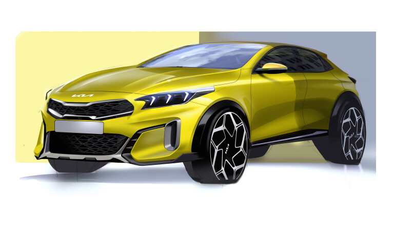 2023 Kia X Ceed Design Sketch Teaser 1