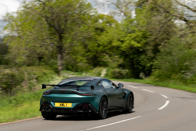 Wheels Reviews 2021 Aston Martin Vantage F 1 Edition Road Drive Rear
