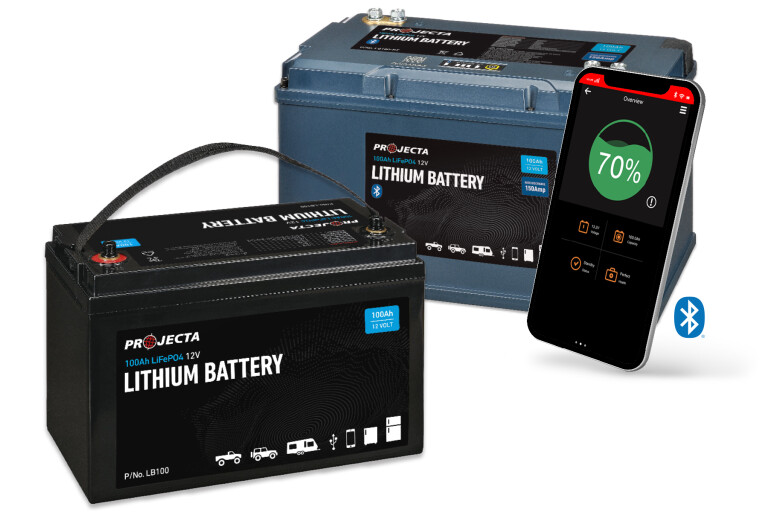 4 X 4 Australia Gear 2022 Projecta 12 V Lithium Battery Range