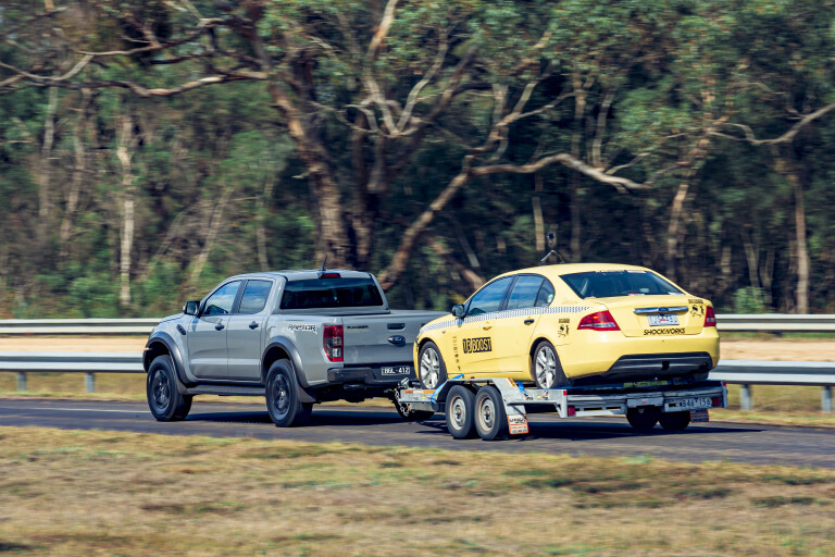 4 X 4 Australia Comparisons 2021 May 21 Ford Ranger Raptor Towing Performance
