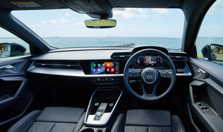 Wheels Reviews 2022 Audi A 3 Sedan 40 TFSI Australia Interior Dashboard