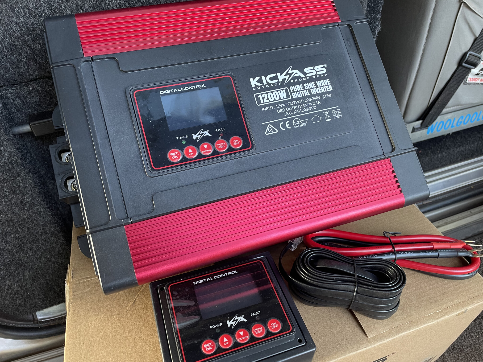 KickAss 1200w pure sine wave inverter review