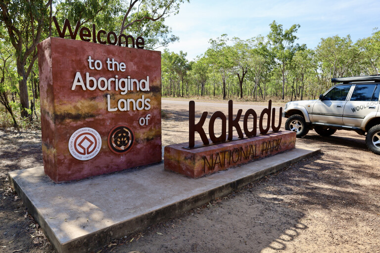 4 X 4 Australia Explore 2022 Kakadu Entry Sign