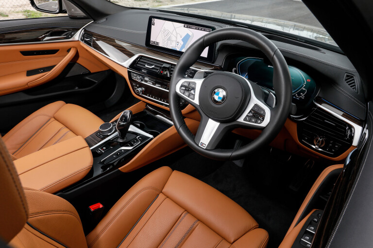 Wheels Reviews 2021 BMW 530 E Interior Cockpit