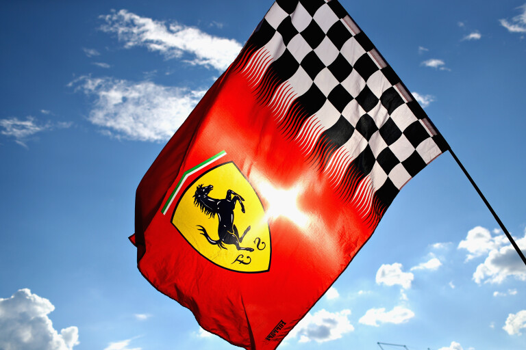 Getty Images F 1 Preview 2022 7 Points Ferrari Flag 1