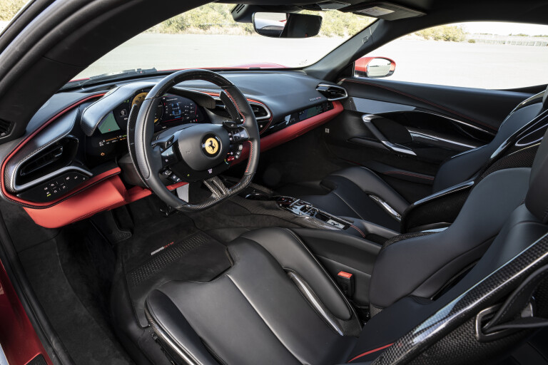 Wheels Reviews 2022 Ferrari 296 GTB EU Spec Interior Cabin 1