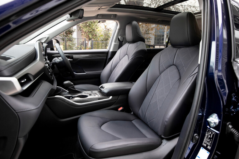 Wheels Reviews 2021 Toyota Kluger Hybrid Front Seats
