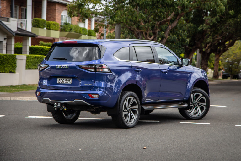 Wheels Reviews 2021 Isuzu MU X LS T Long Term Cobalt Blue Mica Australia Dynamic Drive Rear S Rawlings