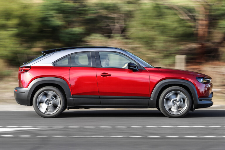 Wheels Reviews 2021 Mazda MX 30 Astina G 20 E Hybrid Ride And Handling Review
