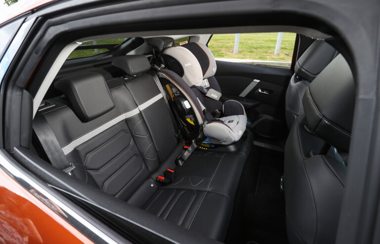Wheels Reviews 2022 Citroen C 4 Shine Australia Interior Rear Seat Childseat C Brunelli