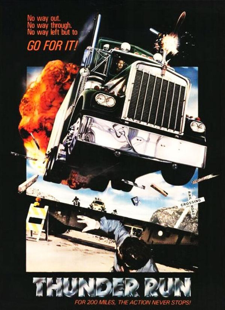 Street Machine Thunder Run Movie DVD Cover Features