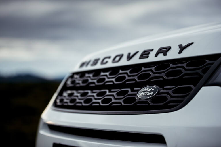 Wheels Review 2021 Land Rover Discovery Sport R Dynamic SP200 Detail Front Badge