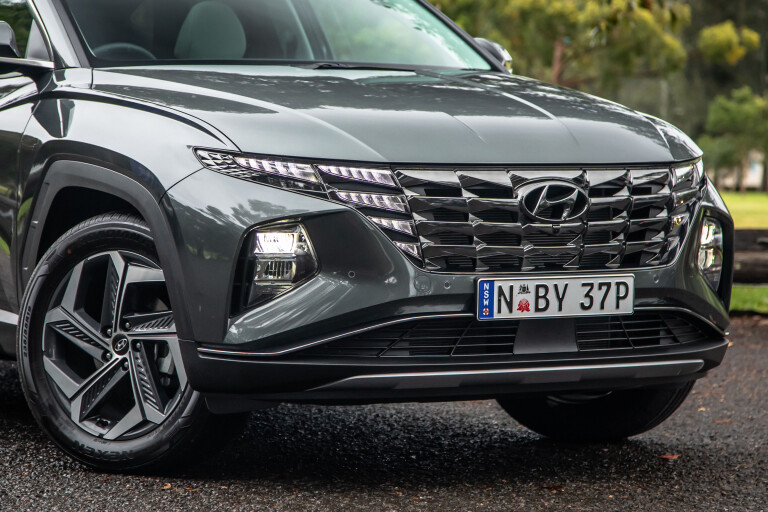 Which Car Car Reviews 2022 Hyundai Tucson Highlander Front Design