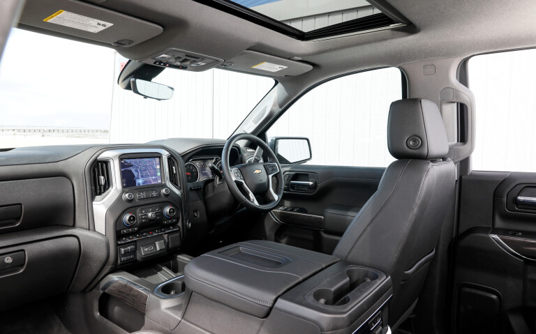 Wheels Reviews 2021 Chevrolet Silverado 1500 LTZ Premium Black Interior Cabin C Brunelli