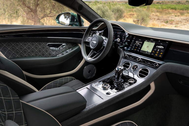 Wheels Reviews 2021 Bentley Continental GT Speed Coupe Euro Spec Verdant Green Interior Dashboard