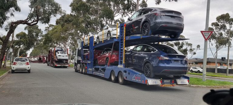 Tesla Model Y Model 3 Australian Deliveries