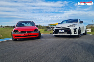 Toyota GR Yaris versus Holden Barina