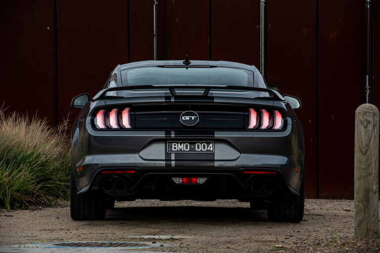 Motor Reviews 2021 Ford Mustang GT Auto Rear Static