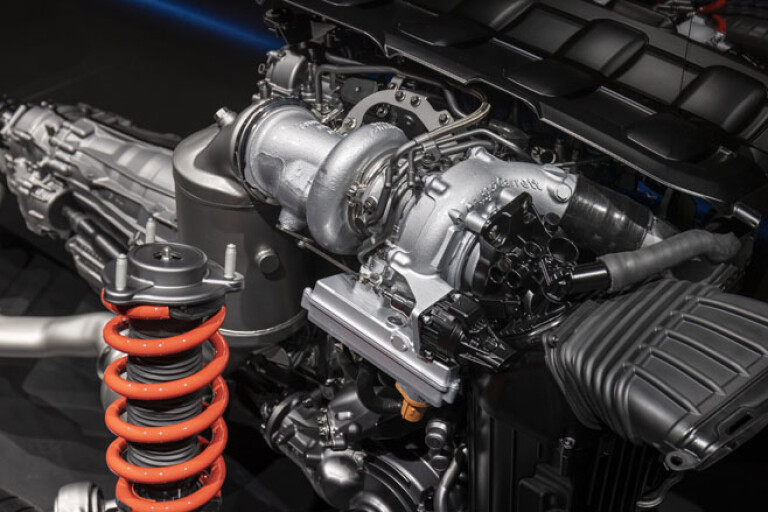 AMG C63 hybrid turbocharger