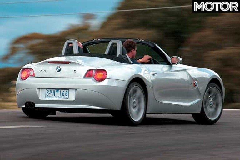 Performance Car Of The Year 2004 6th Place BMW Z 4 Rear Jpg