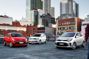 Baby Boomers – Kia Picanto v Suzuki Ignis v Holden Spark comparison review